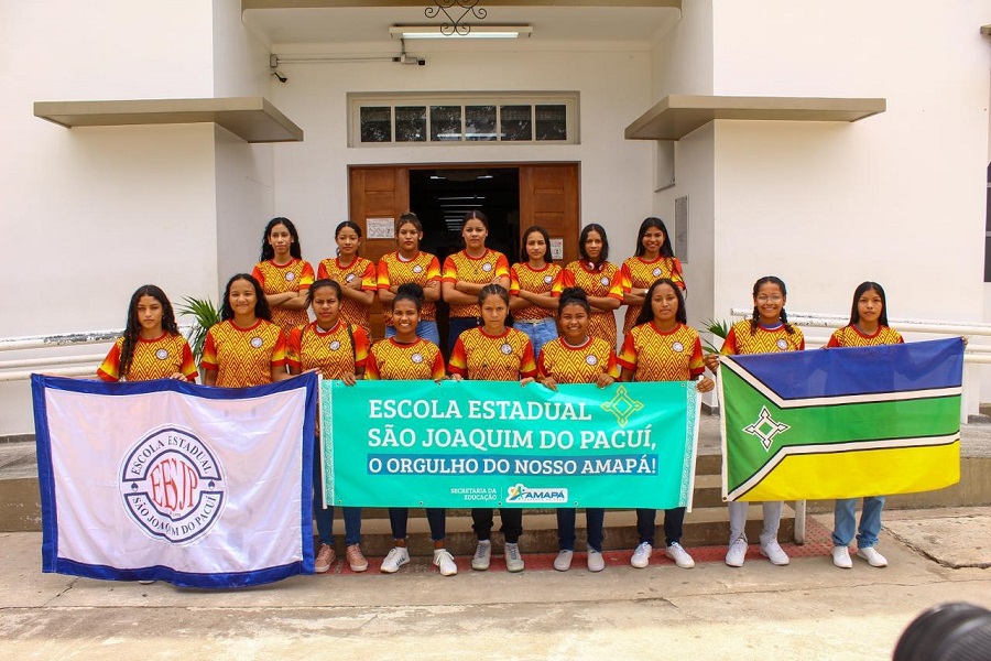 Alunas de escola estadual representam o Amapá no Campeonato Brasileiro Escolar de Futebol Feminino