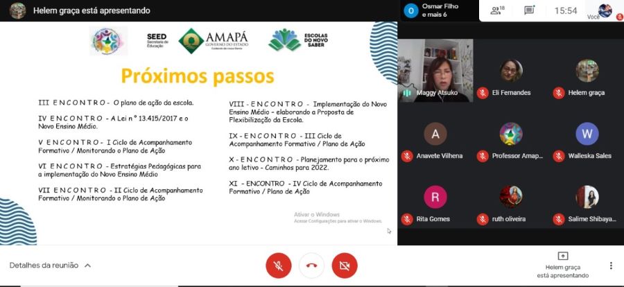 Em encontros on-line, escolas estaduais realizam jornada pedagógica e debatem Novo Ensino Médio