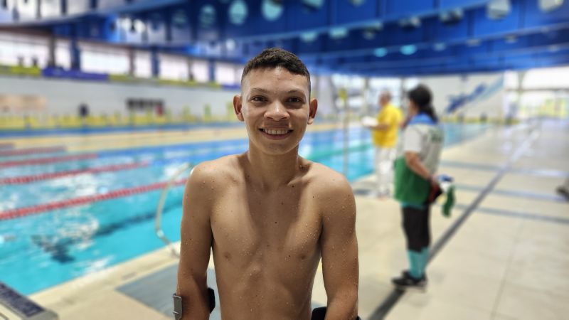 ‘É incrível representar o nosso estado’, destaca jovem amapaense que participa das Paralimpíadas Escolares