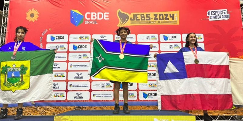 Atletas amapaenses de wrestling são medalhistas nos Jogos Escolares Brasileiros