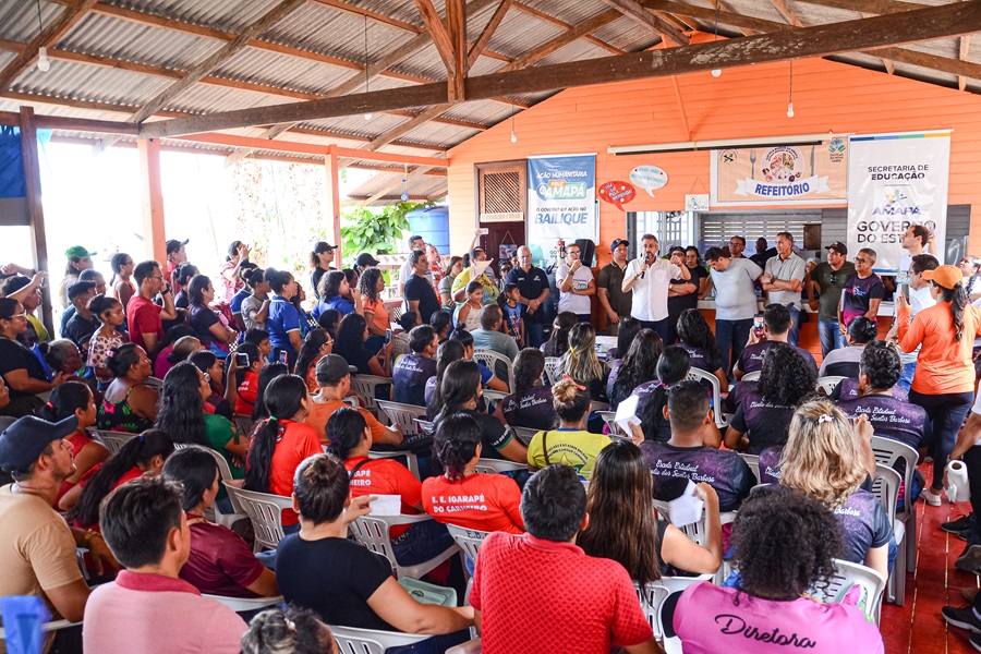 Governador Clécio Luís anuncia construção de nova Escola Bosque no Arquipélago do Bailique, distrito de Macapá
