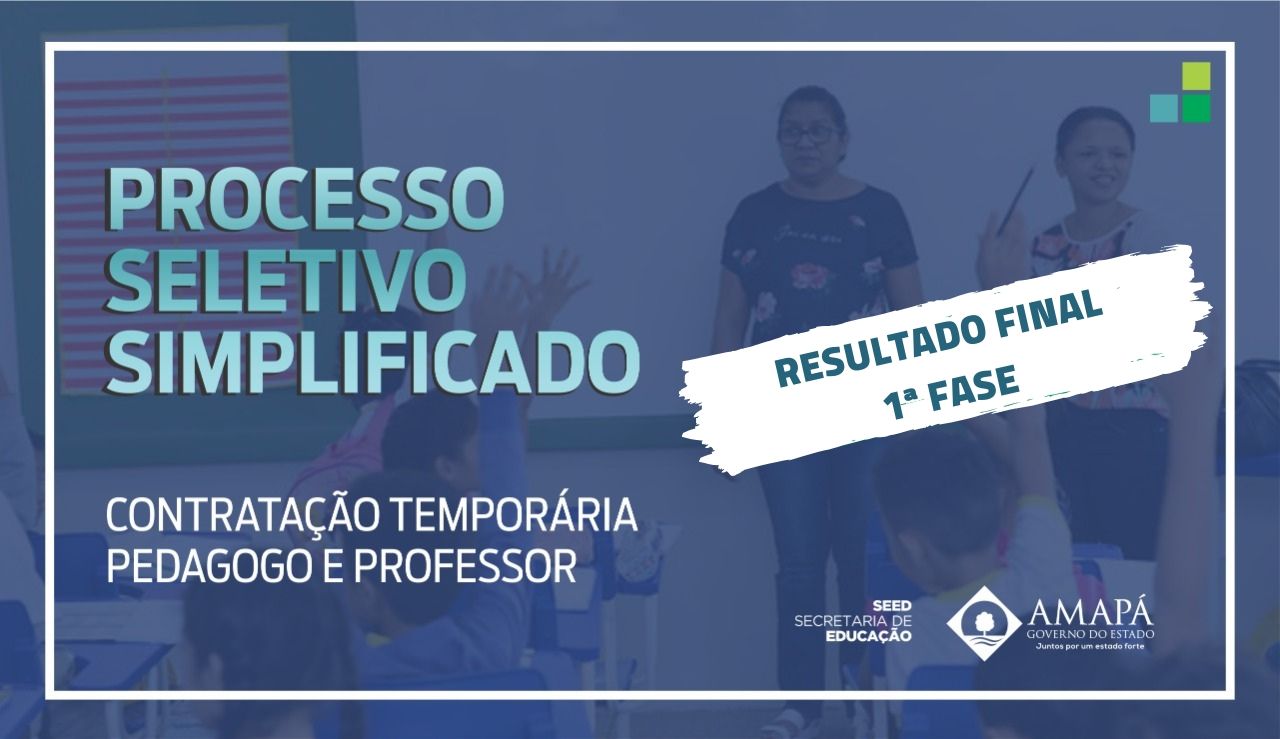 Professor e pedagogo temporários: confira o resultado final dos classificados na 1ª etapa