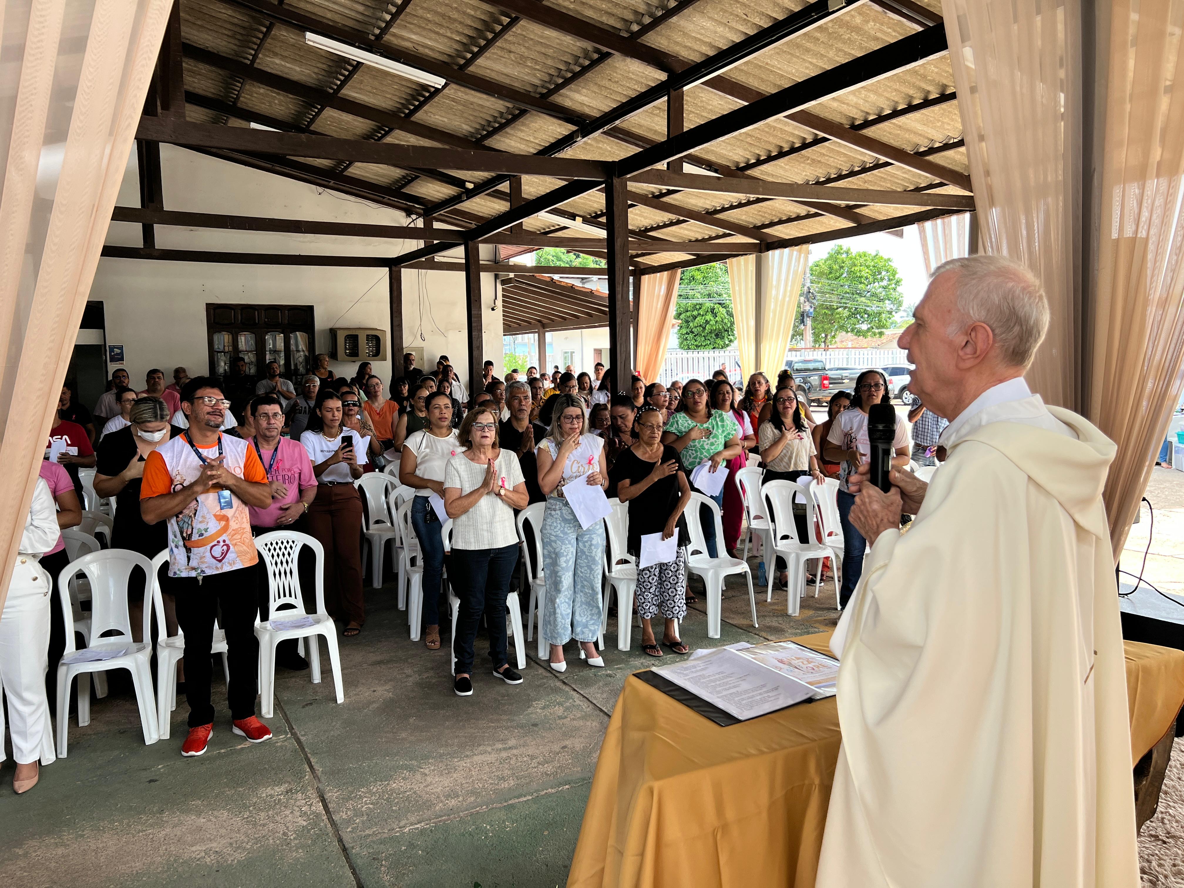 Secretaria de Educação do Amapá recebe missa em preparação para o Círio de Nazaré