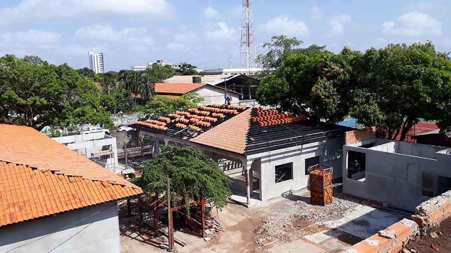 Escola Barão do Rio Branco tem 50% das obras concluídas