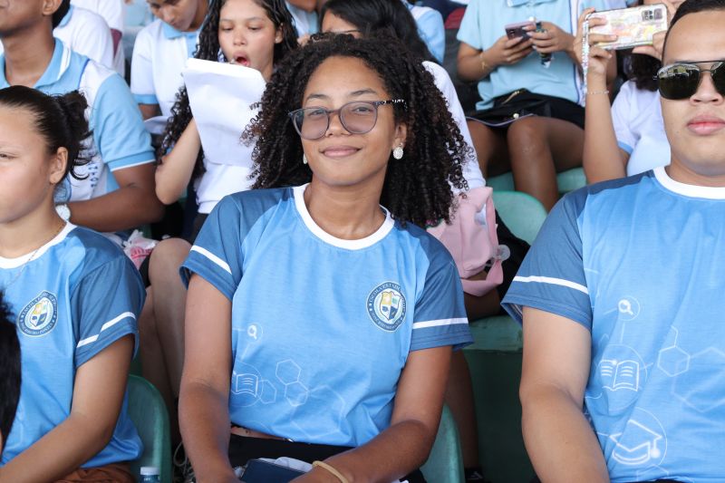 'Estou mais calma e preparada', diz estudante de Cutias do Araguari durante ‘Aulão Show’ promovido pelo Governo do Amapá
