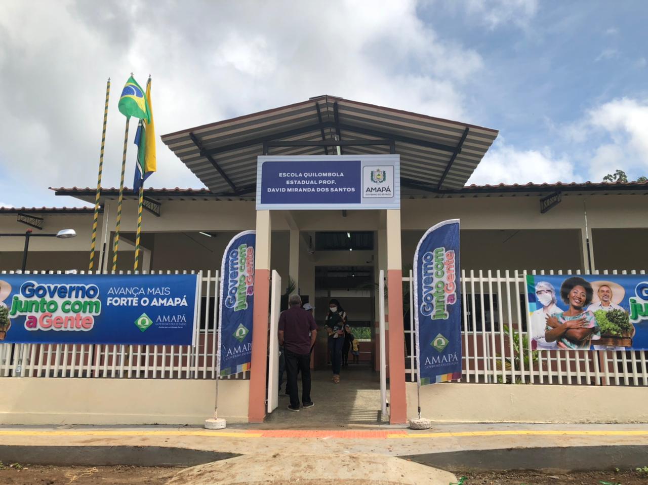 Governo do Estado inaugura  novo prédio de escola quilombola em Macapá 
