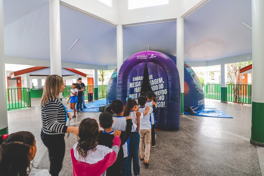 Planetário Móvel: Governo do Amapá encerra programação de astronomia atendendo mais de 7,5 mil alunos de Santana
