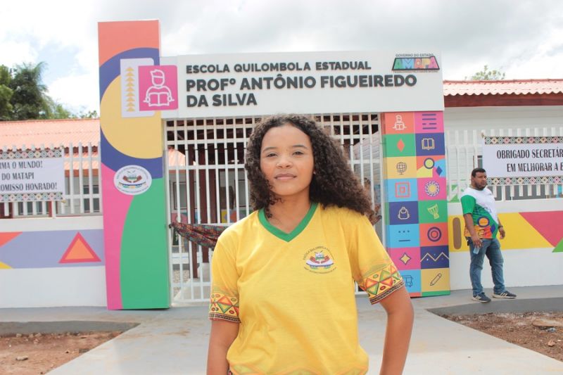 'Ficou muito melhor para estudar’, diz aluna após revitalização do Governo do Amapá em escola quilombola no Torrão do Matapi