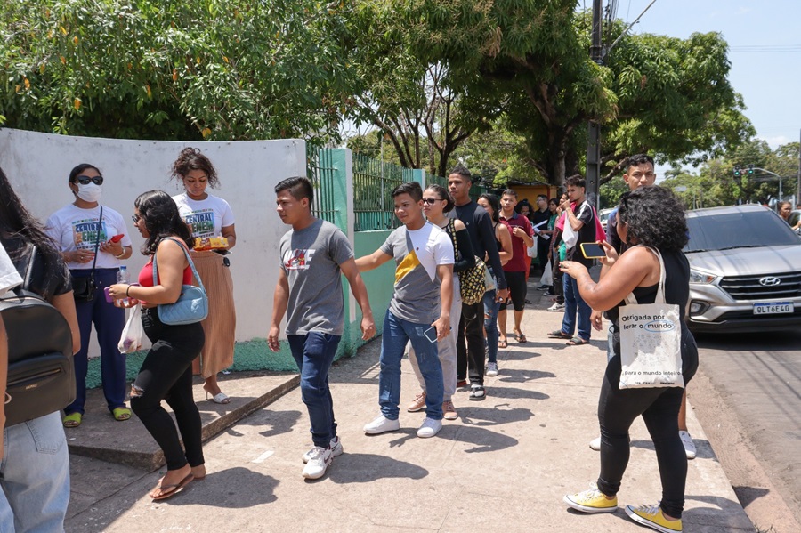 No Amapá, cerca de 70% dos inscritos no Enem compareceram ao segundo dia de provas