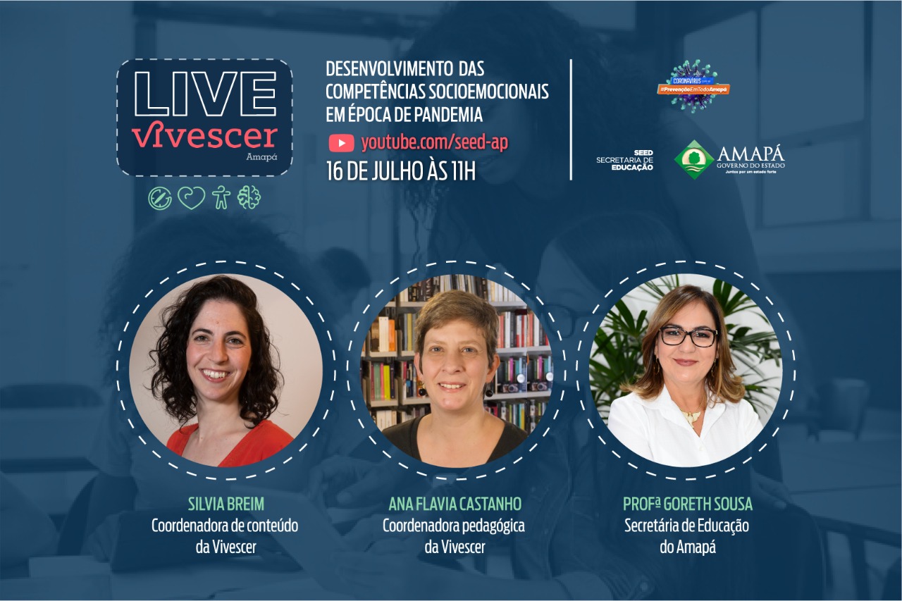 Seed e Plataforma Vivescer realizam live para dar suporte psicológico a educadores da rede pública