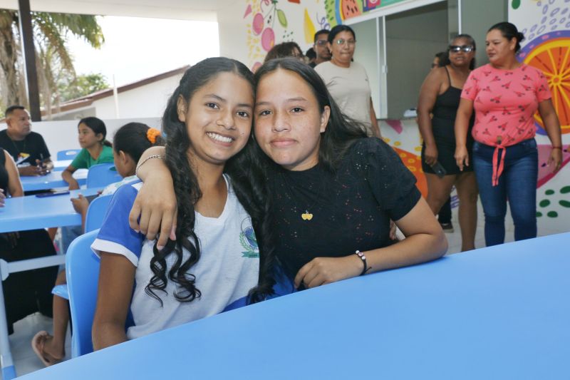 ‘Agora a nossa escola está top’, diz aluna sobre Escola Sebastião Cordeiro Sena reconstruída pelo Governo do Amapá