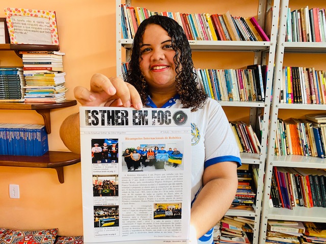 ‘Não escrevia quase nada’, diz jovem que mudou realidade ao participar de jornal escolar