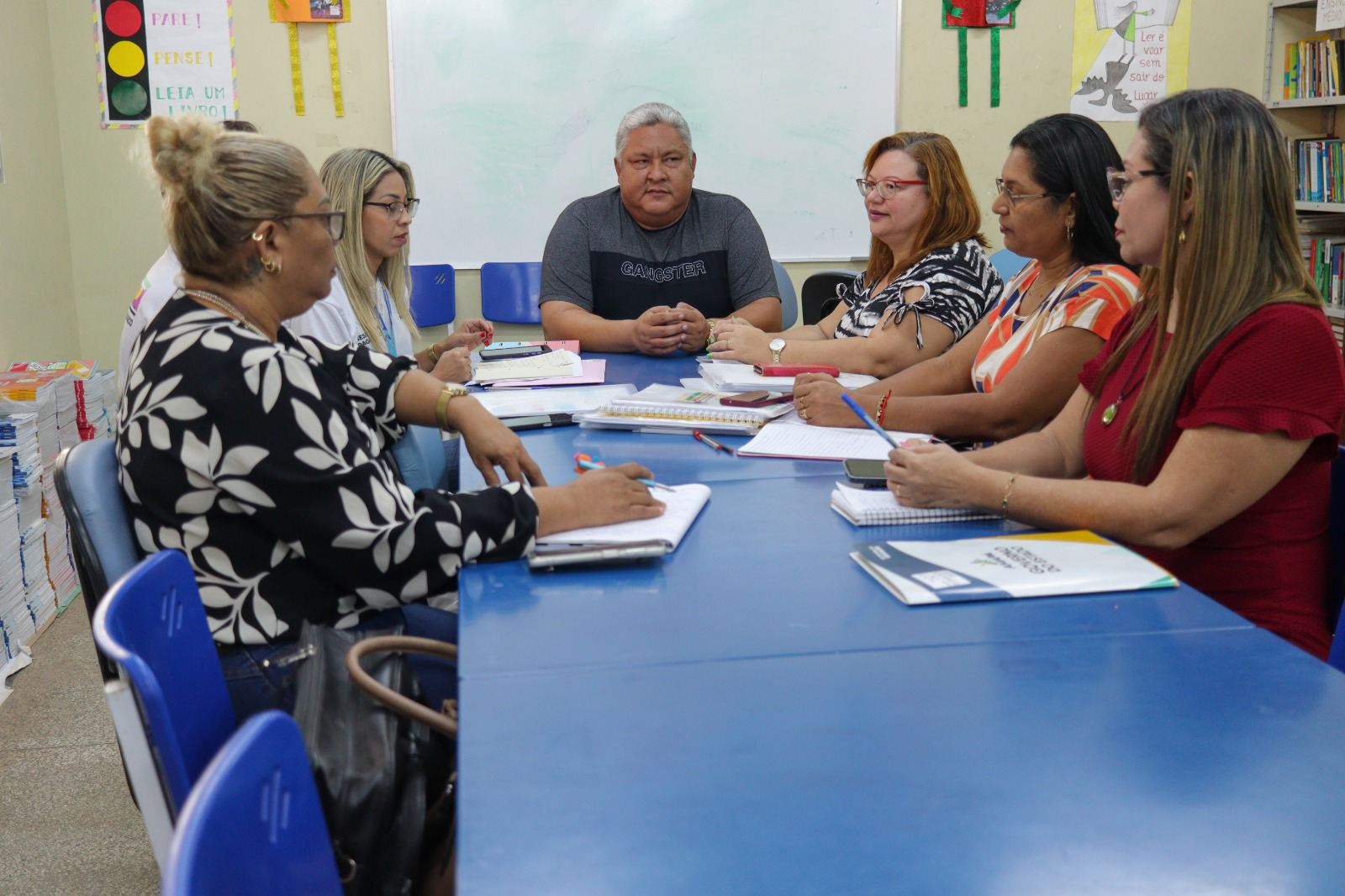 Governo do Amapá promove assessoramento pedagógico na Escola Estadual Maria Neusa do Carmo, em Macapá