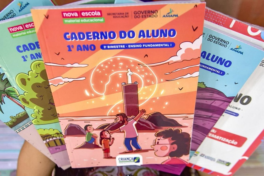 Governo do Amapá adquire mais de 369 mil livros didáticos para alfabetização de estudantes estaduais e municipais