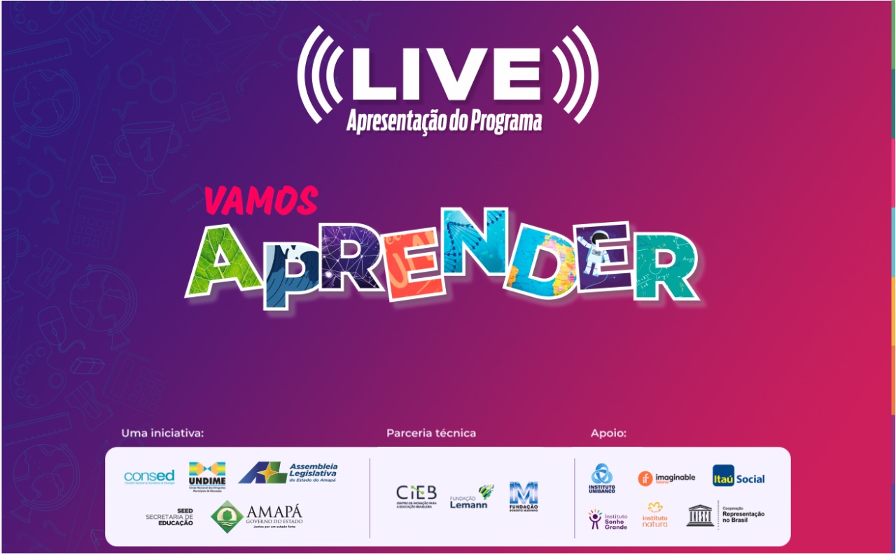 Vamos Aprender: alunos da rede pública terão acesso à programação educativa na TV Assembleia a partir de 19 de abril