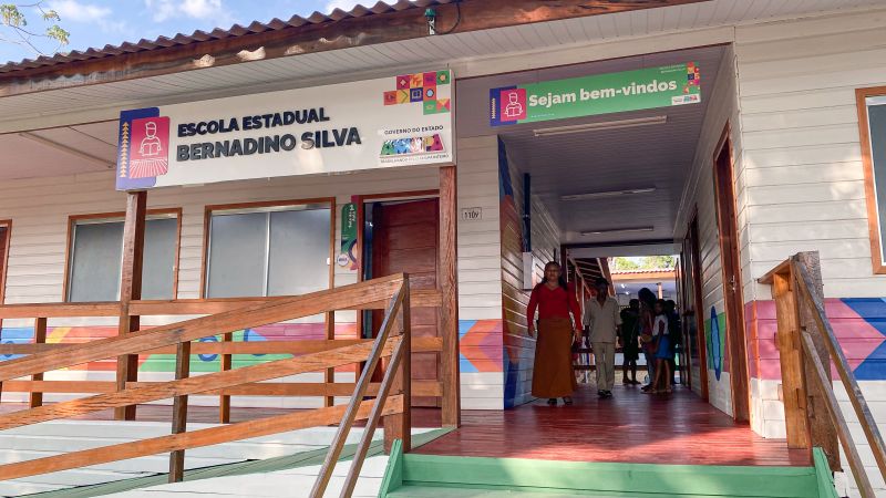 Governo do Amapá inaugura Escola Estadual Bernadino Silva na comunidade de Ponta Grossa, em Macapá