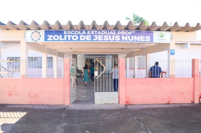 Governo do Estado investe R$ 2,2 milhões em revitalização da escola Zolito Nunes, em Macapá