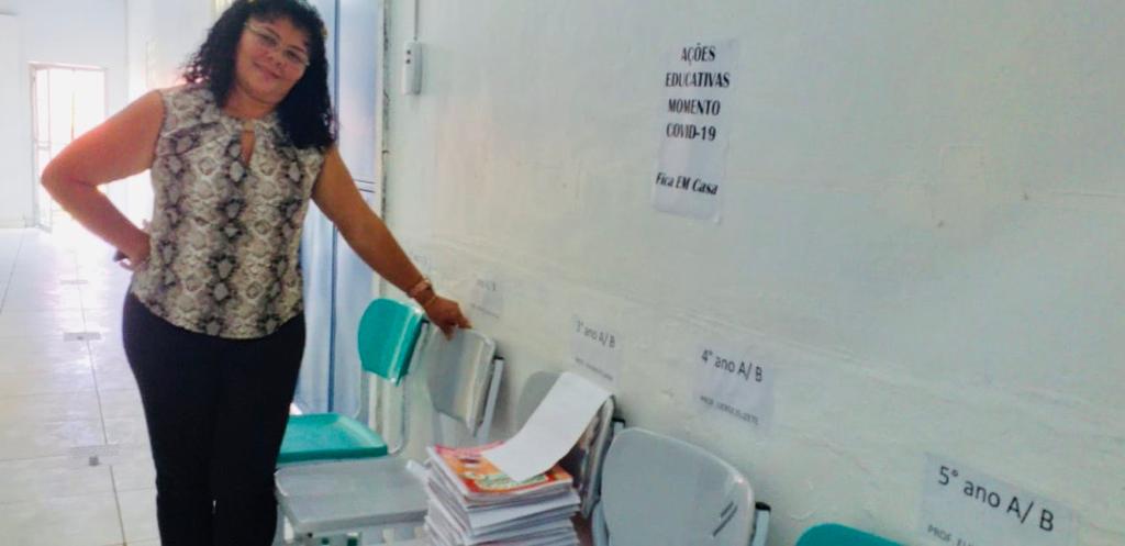 Escola de Laranjal do Jari cria alternativa para dar continuidade às atividades do ano letivo
