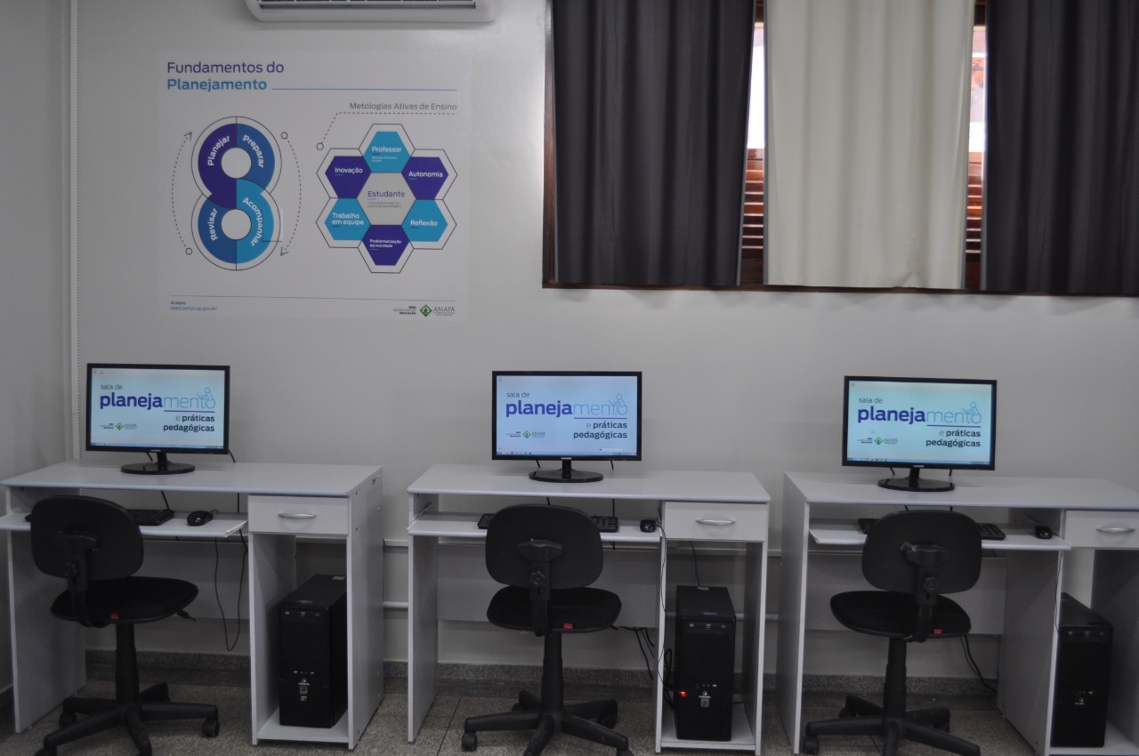 Escolas do Estado adotam sala de planejamento pedagógico como estratégia inovadora do ensino-aprendizagem amapaense