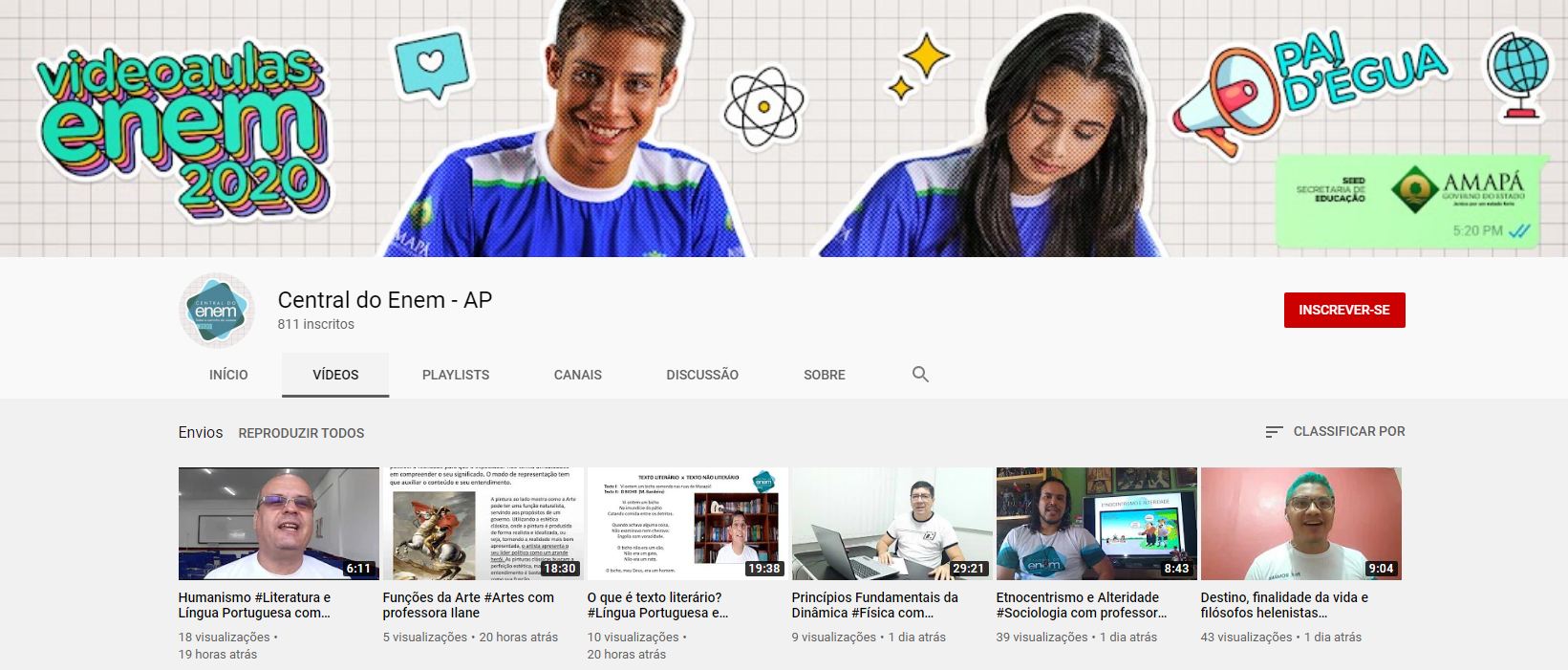 Central do Enem lança videoaulas em plataforma digital para auxiliar estudantes