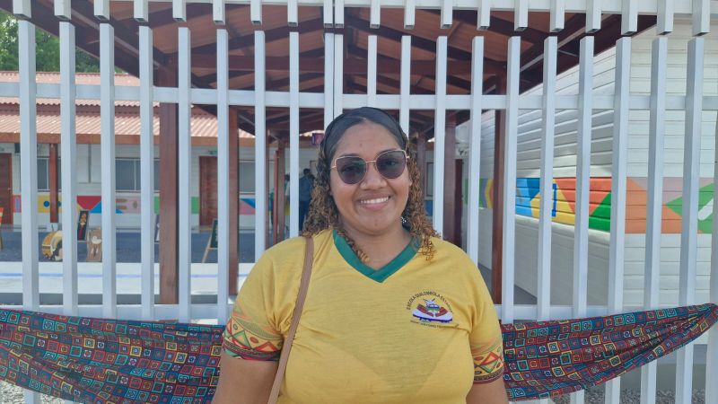 'Agora dá satisfação estudar', diz aluna sobre Escola Quilombola Antônio Figueiredo reinaugurada pelo Governo do Estado em Macapá