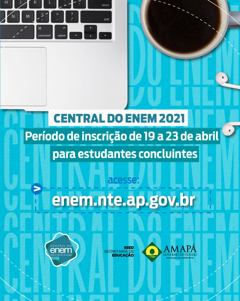 Com foco na preparação dos alunos, Governo abrirá inscrições para a Central do Enem a partir de 19 de abril
