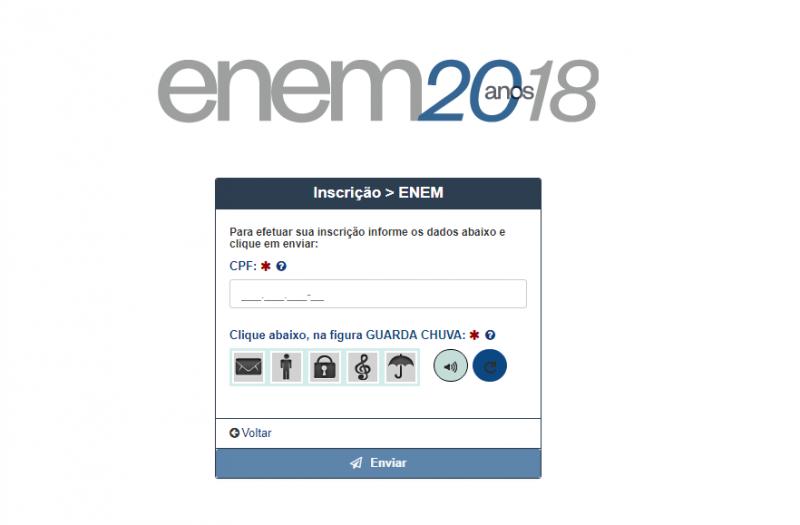 Começam as inscrições para o Enem 2018