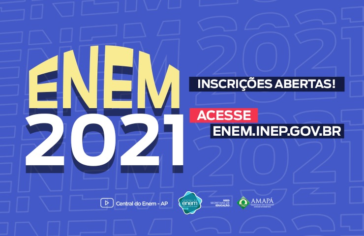 Atenção, estudante! Começaram as inscrições para o Enem 2021