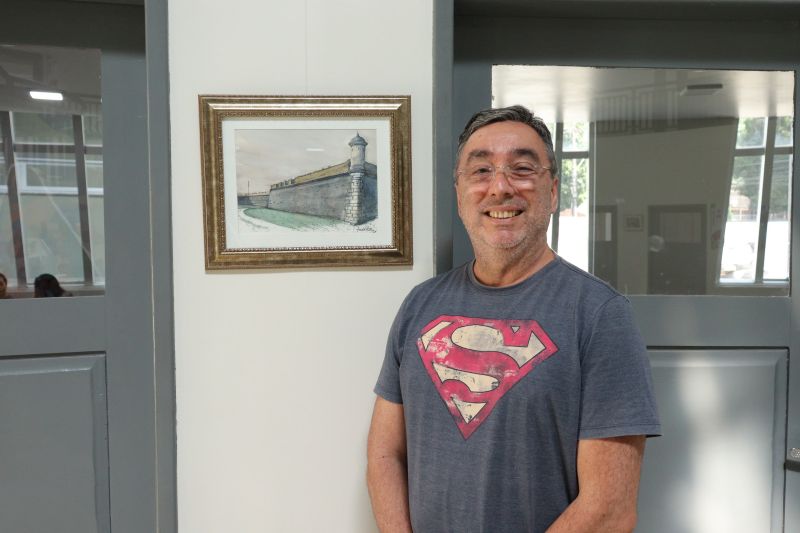 ‘Sempre vi o local como um incentivador de artistas’, diz professor que realizou sonho de lecionar no Novo Cândido Portinari