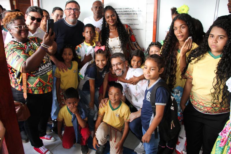 'Estamos restaurando a rede física como lugar adequado para o ensino', ressalta governador Clécio Luís ao entregar a 18ª escola da gestão, em Macapá