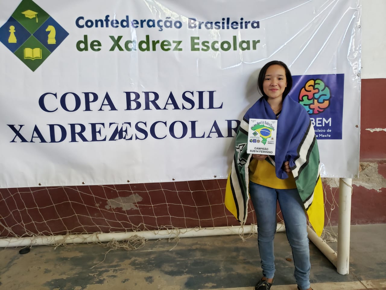 Campeã da Copa Brasil de Xadrez Escolar é amapaense