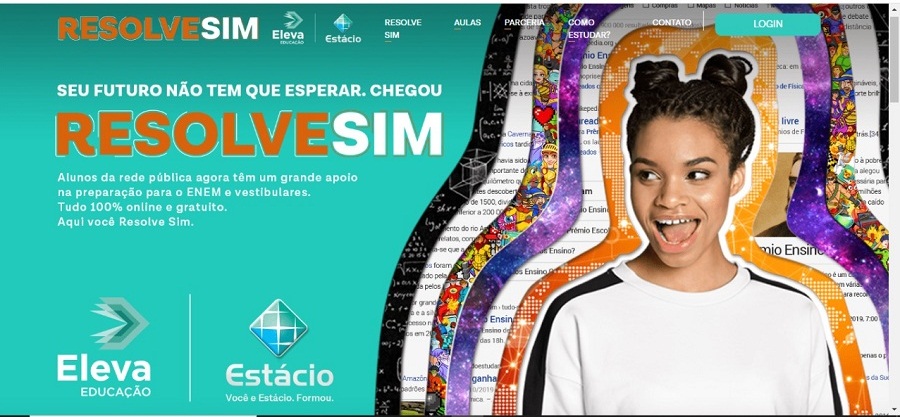 Resolve Sim! Com foco no Enem, plataforma oferece videoaulas a estudantes da rede pública