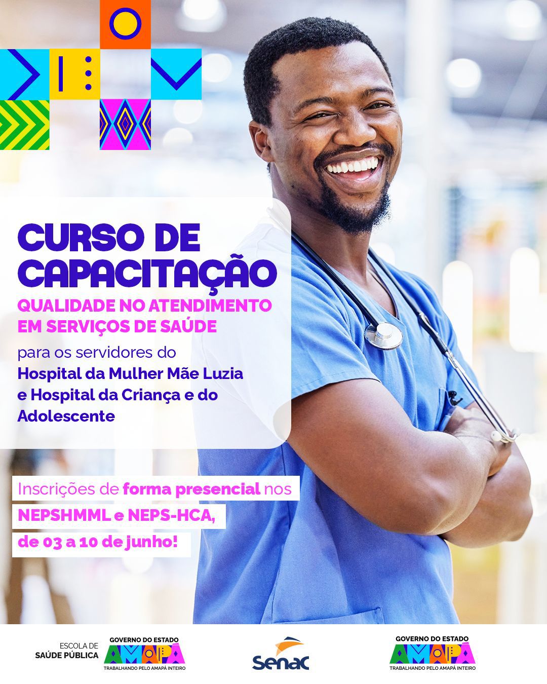 CURSO DE CAPACITAÇÃO QUALIDADE NO ATENDIMENTO EM SERVIÇO DE SAÚDE 