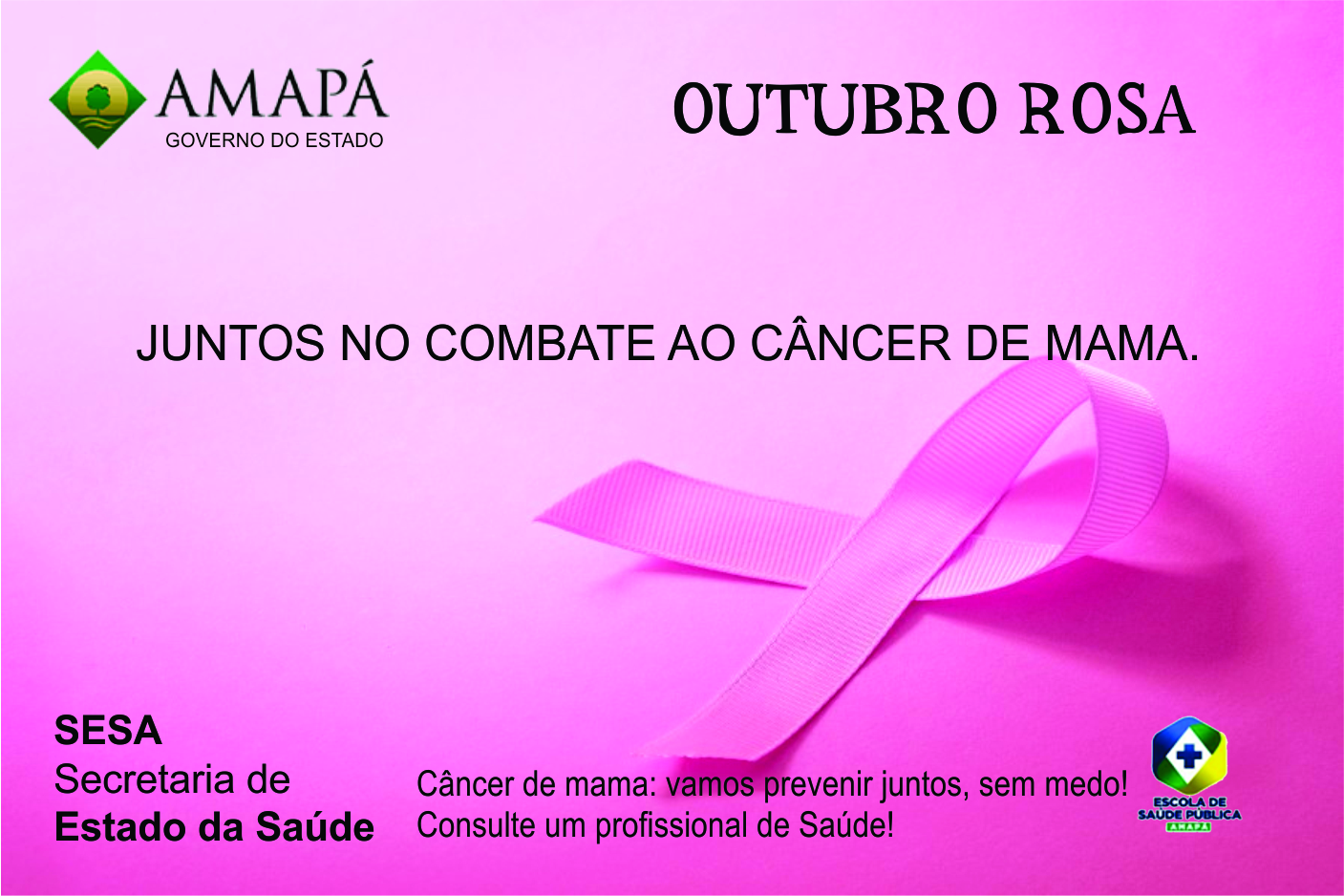 JUNTOS NO COMBATE AO CÂNCER DE MAMA