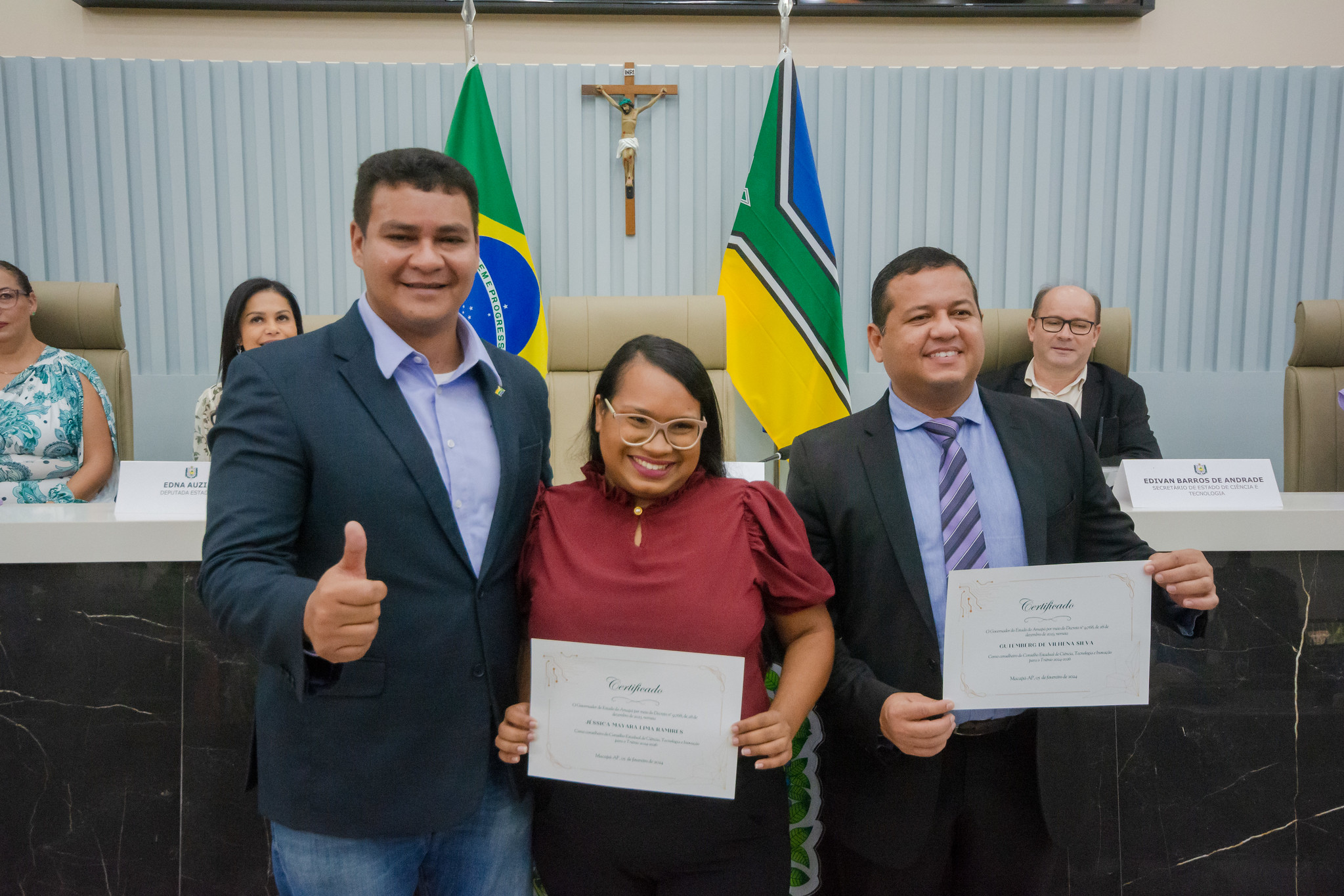 Servidores da FAPEAP tomam posse no Conselho Estadual de Ciência, Tecnologia e Inovação - CONSECTI