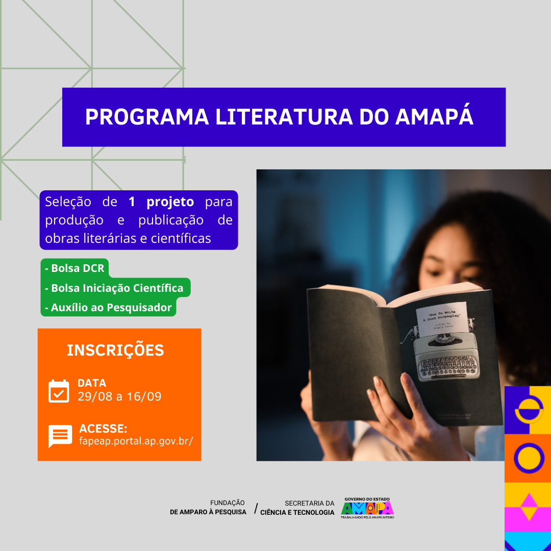 Governo do Amapá Lança o Programa Literatura do Amapá 