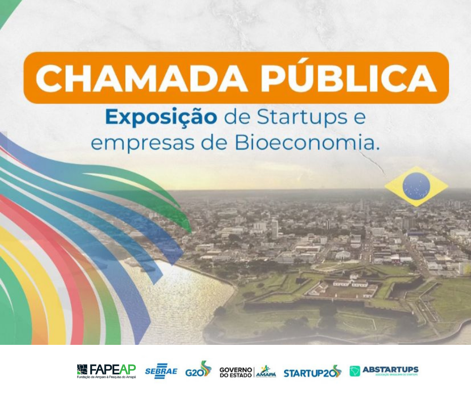 Inscrições abertas para exposição no Startup20 Brasil: Oportunidade para startups e empresas de bioeconomia do Amapá