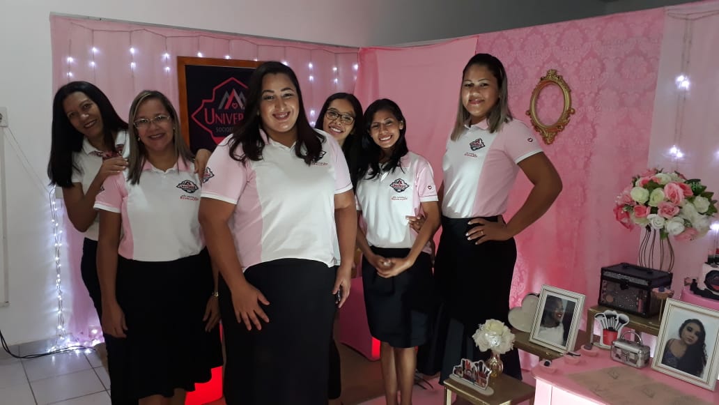 Encerramento do 1° Módulo do curso Profissionalmente de Maquiagem