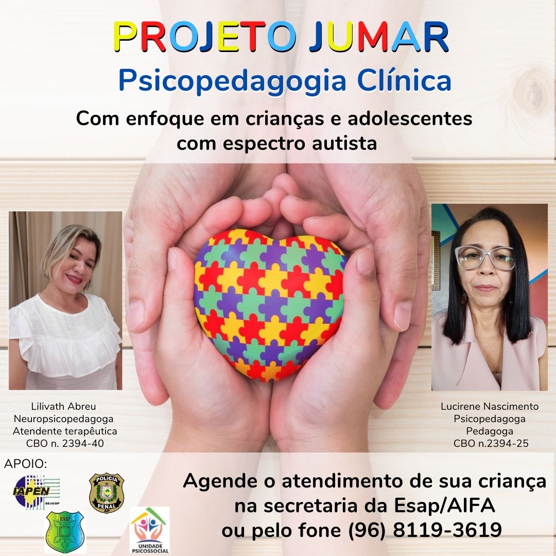 Projeto voluntário atenderá filhos de servidores do IAPEN com TEA