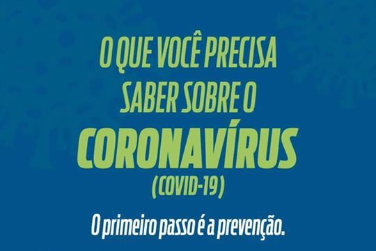 Saúde Pública - Prefeitura vai disponibilizar dicas de prevenção sobre Coronavírus.