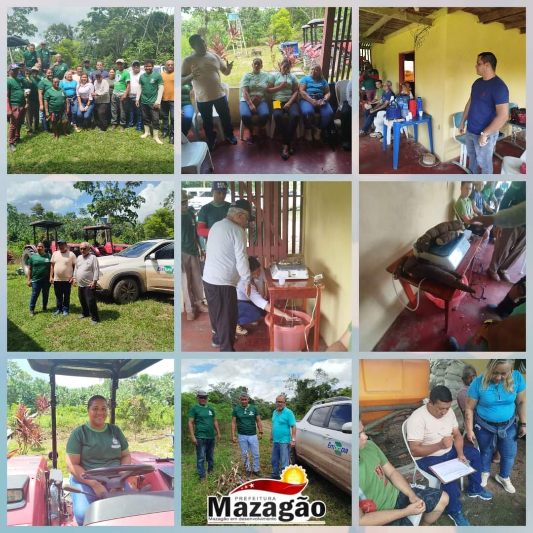 MAZAGÃO EM DESENVOLVIMENTO   Em Mazagão,  agricultores do Ajudante recebem capacitação para melhorar o beneficiamento da farinha.