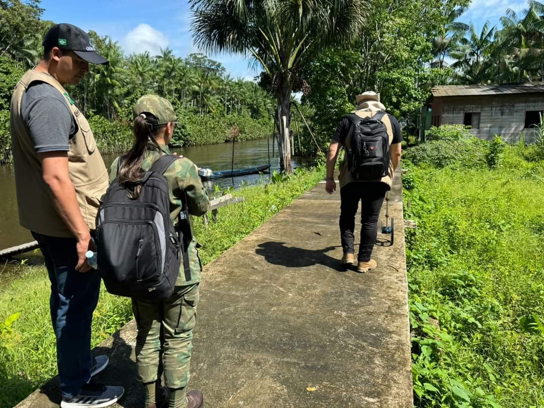 Em Mazagão, técnicos do Calha Norte visitam obras na comunidade Ariramba 