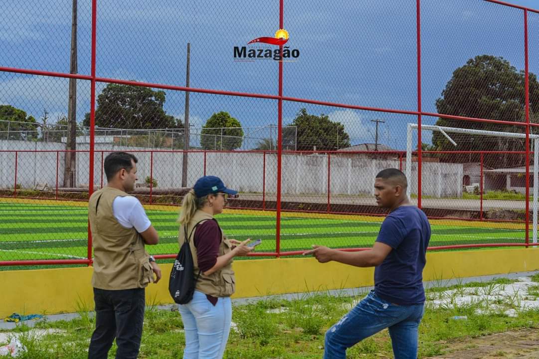 Em Mazagão,  técnicos do Calha Norte acompanham retomadas de obras.