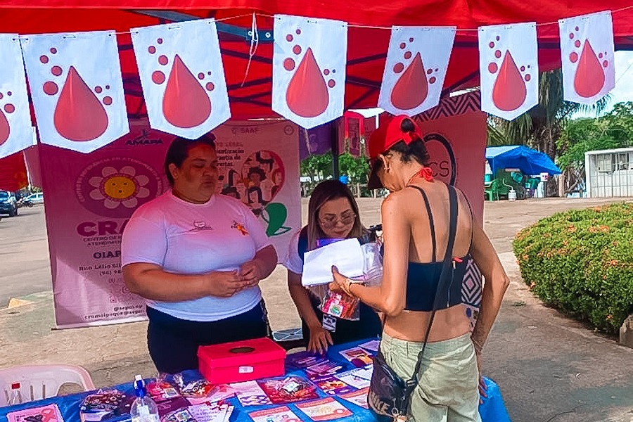 Governo do Amapá promove ação de prevenção à Aids e pelo fim da violência contra as mulheres, em Oiapoque