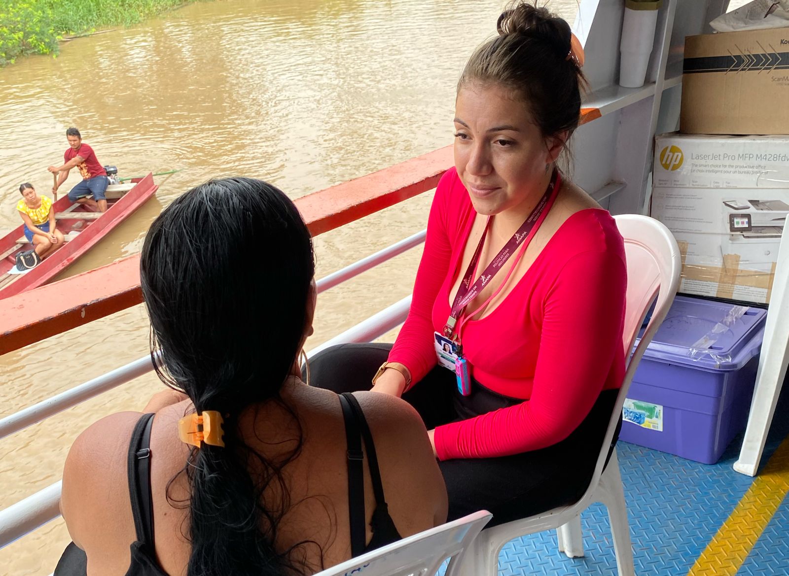 Março de Lutas: mais de 350 mulheres ribeirinhas recebem atendimentos psicossociais no Bailique, em Macapá