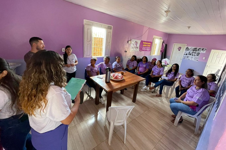 Agosto Lilás: Governo do Amapá promove a campanha `Que tipo de homem você é?´ no município de Tartarugalzinho