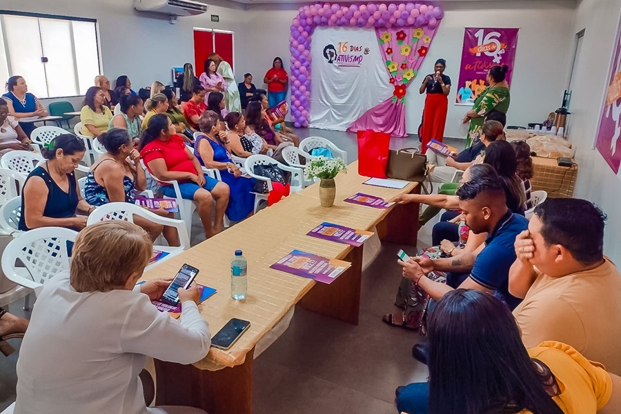 16 Dias de Ativismo: Governo do Amapá reúne com mulheres em Mazagão para falar de prevenção e violência