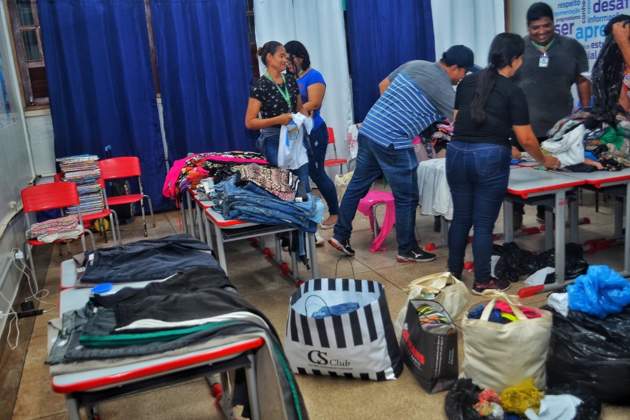 Governo do Amapá inicia campanha de arrecadação para ajudar famílias desabrigadas pelas fortes chuvas, em Macapá