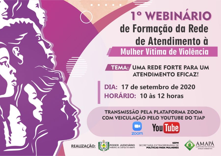 Governo do Amapá realiza 1º Webinário da Rede de Atendimento à Mulher