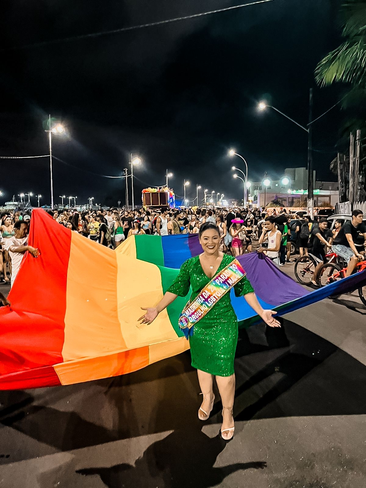 Secretaria de Políticas para Mulheres enaltece a diversidade durante a 23ª Parada do Orgulho LGBTQIA+ de Macapá